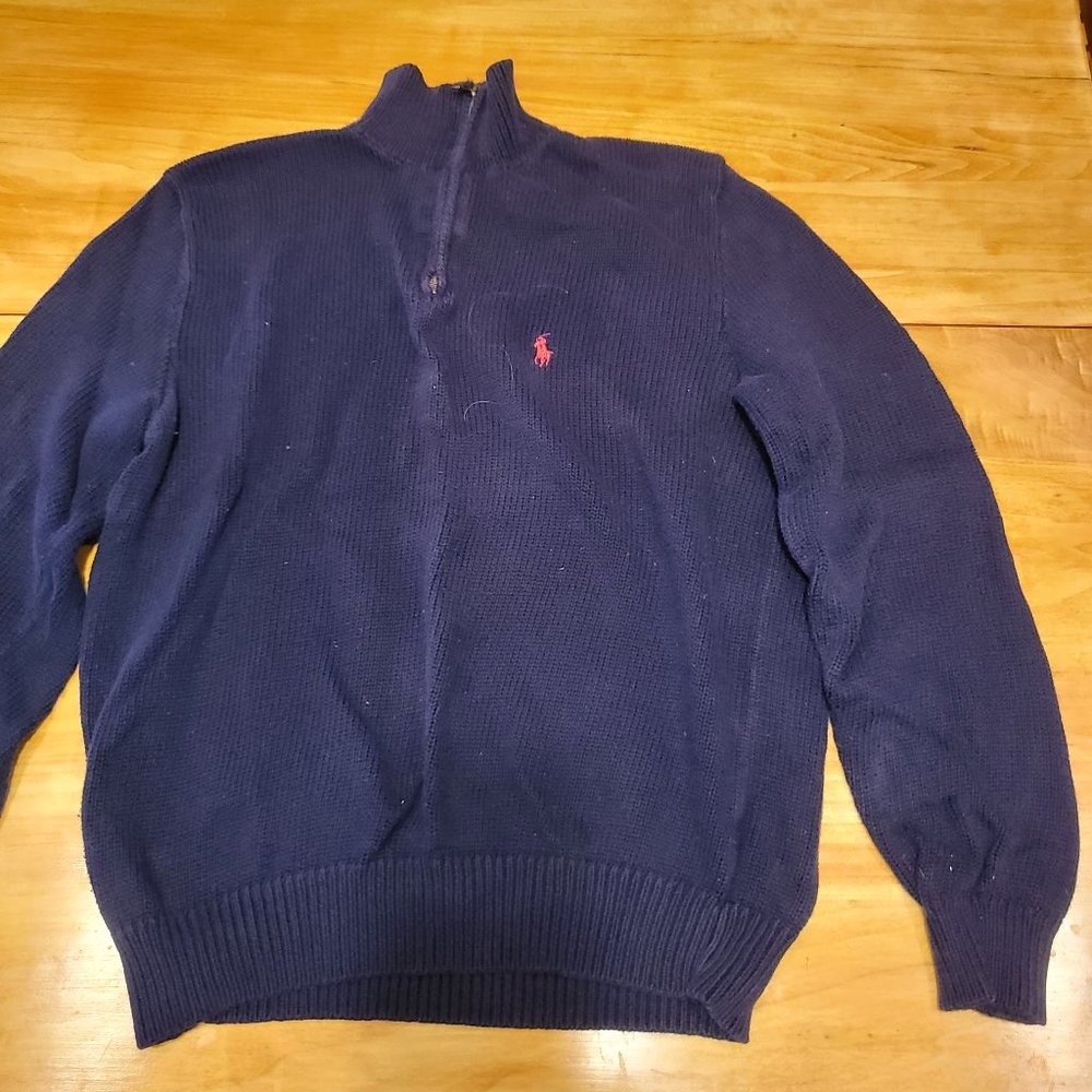 Polo 1/4 zip Sweater